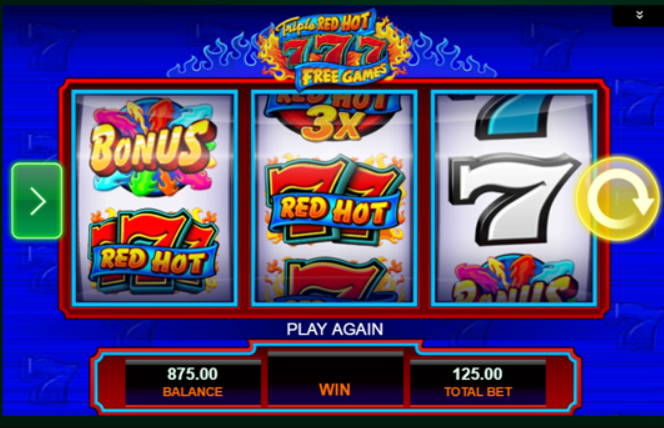 TRIPLE RED HOT 777 SLOT 2